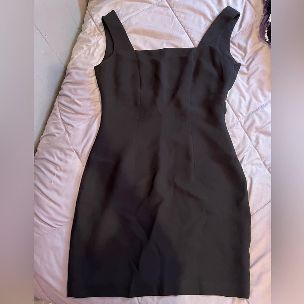 Black Cocktail Mini Dress